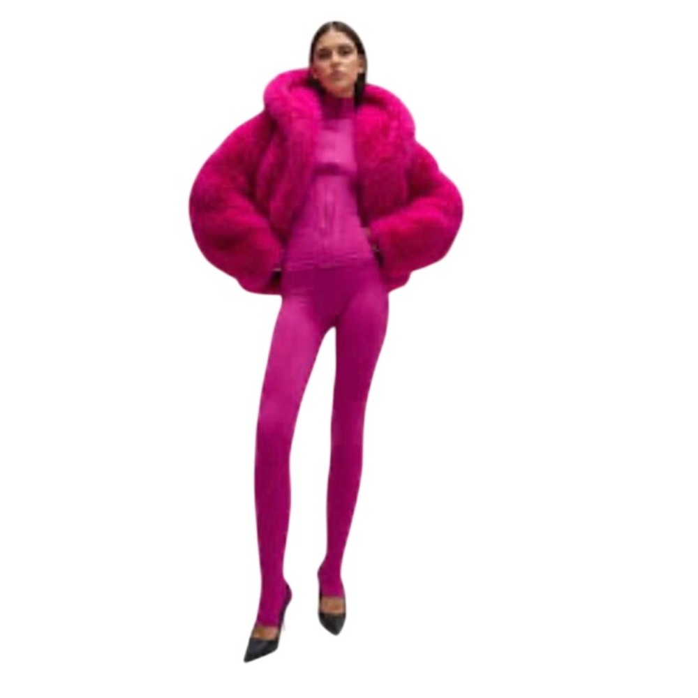 Boss x Naomi Campbell Jacket Leggings Womens Pink 2 Piece Set‎ Epart Medium NEW
